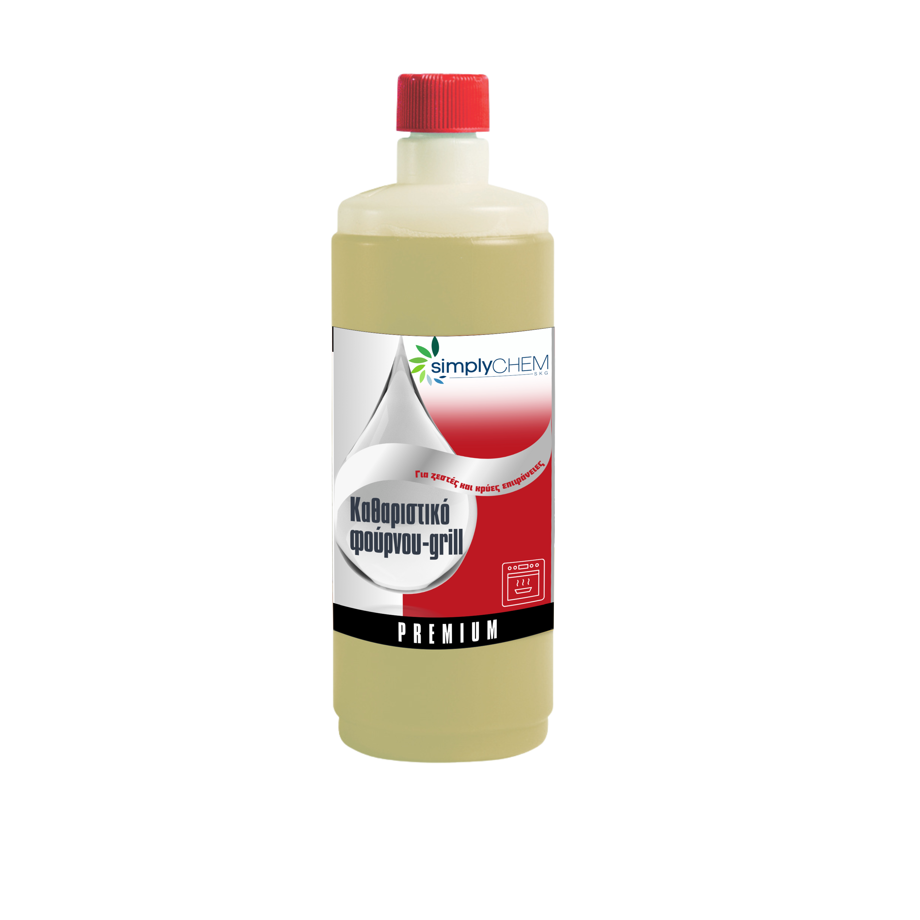 Simply Chem SKG Υγρό για καμένα Λίπη 1 Lt (Ζεστές & Κρύες επιφάνειες)